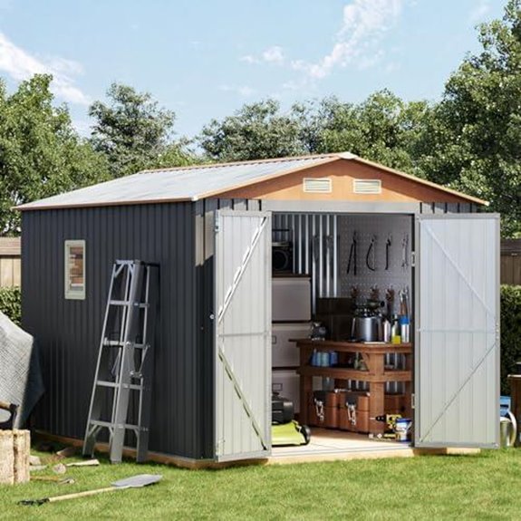 14 Best Outdoor Sheds With Floors for Your Backyard in 2027 7 10x8 metal shed with floor