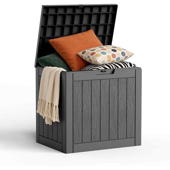 30 gallon lockable deck box