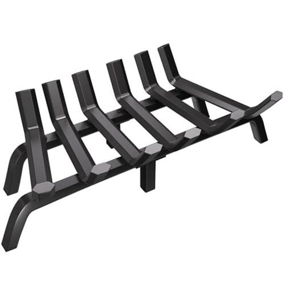 amagabeli 24 inch fireplace grate
