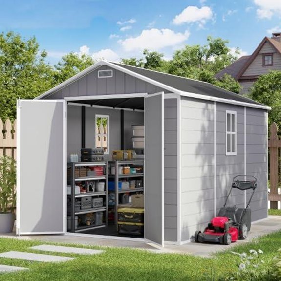 10 Best Plastic Sheds for 2027 (Weatherproof Storage) 7 amopatio 8x10 shed dimensions