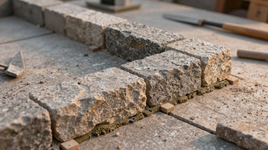 Do It Yourself Outdoor Kitchen Cabinets A Step by Step Build Guide 11 back buttered stone veneer installation