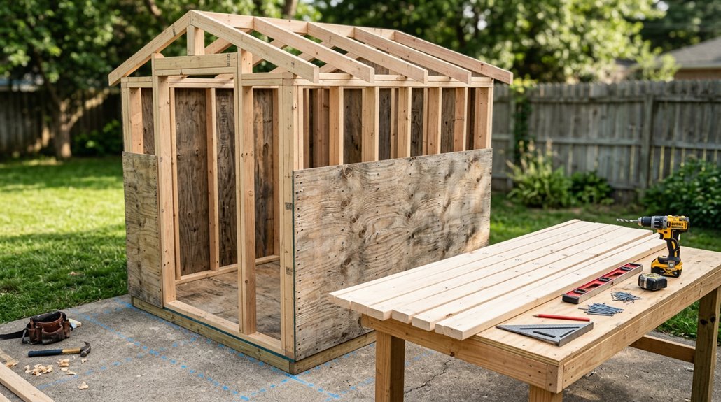 backyard shed diy plans