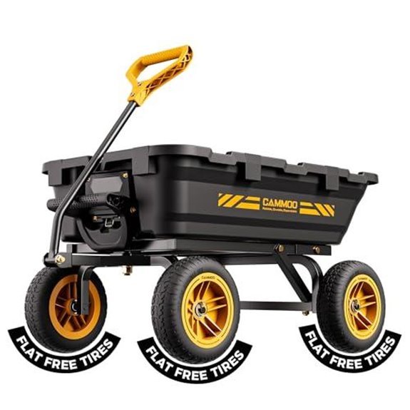 10 Best Poly Dump Carts for 2027 4 cammoo 900 lb cart expandable 10 inch tires