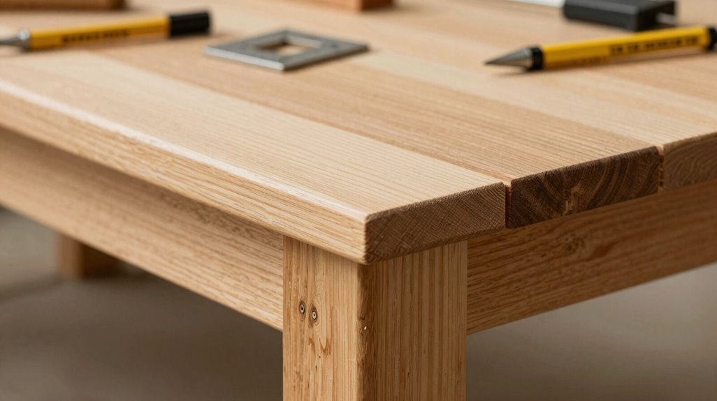 How to Make a Garden Bench? 4 center marked butt joint assembly