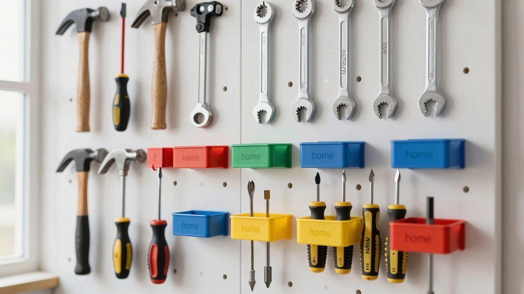 10 Smart Ideas for Hanging Tools in Your Shed 10 chalkboard labels organize tools