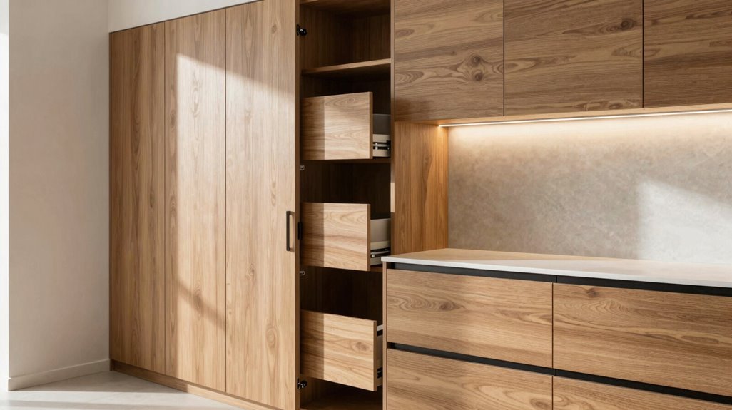 7 Innovative Kitchen Cabinet Ideas Transforming Modern Homes 1 concealed cabinetry for seamless organization