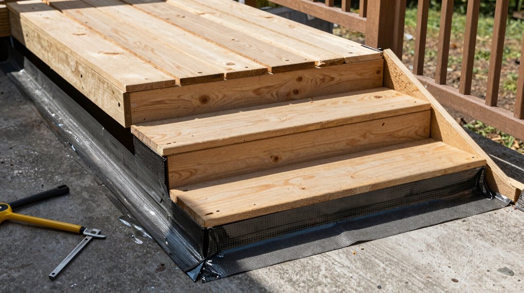 deck structure assessment slope joists headroom