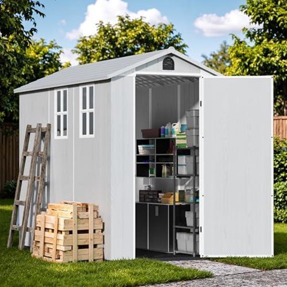 14 Best Outdoor Sheds With Floors for Your Backyard in 2027 14 devoko resin storage shed