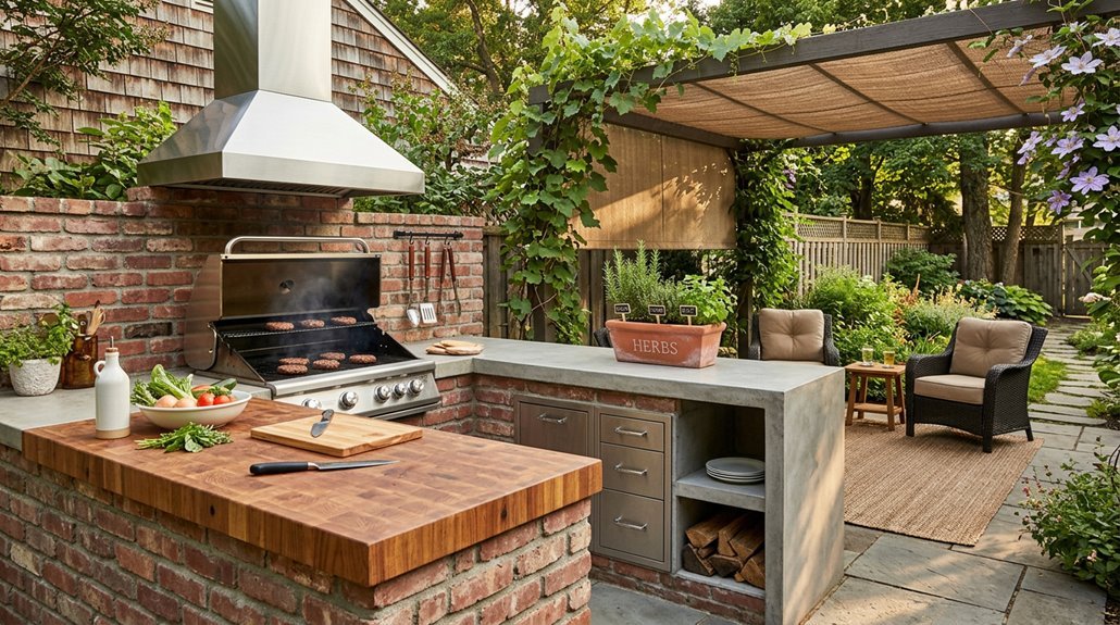 diy outdoor kitchen construction guide in 10 steps