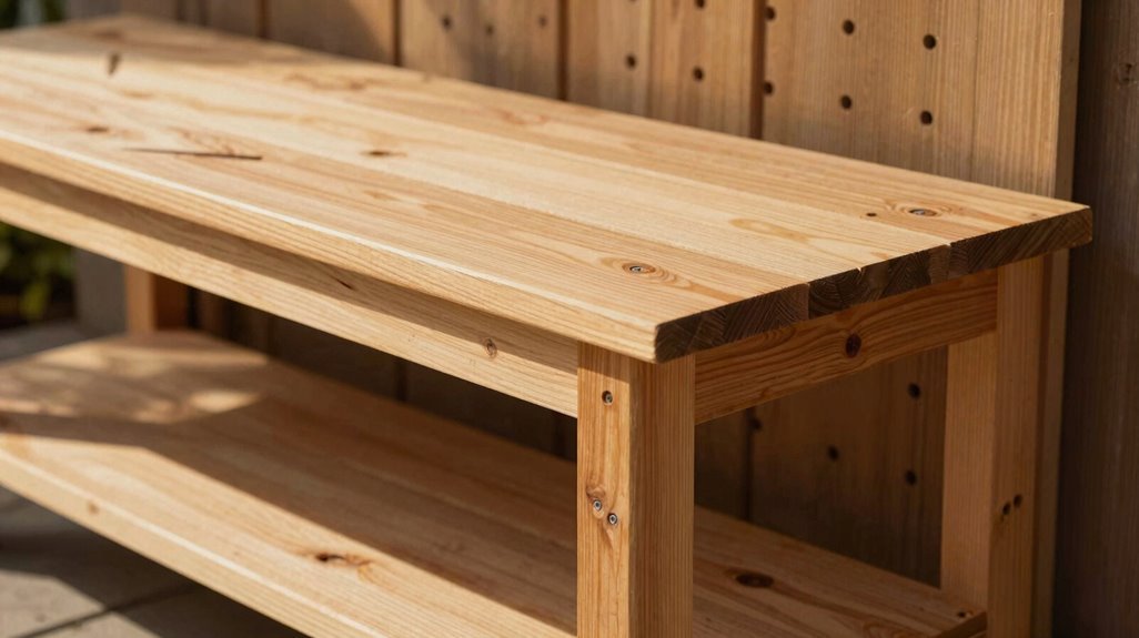 eight foot bench 35 tall