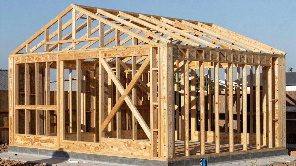 Step 1: Build a Utility Shed in 10 Steps From Foundation to Roof 7 erect walls frame secure joints