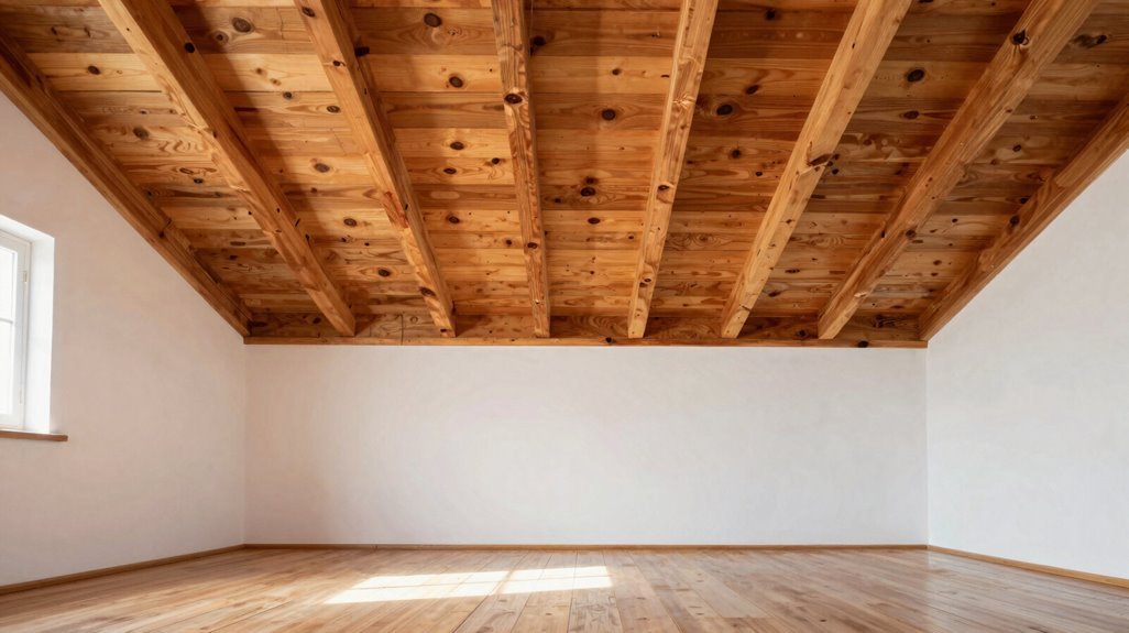 7 Shed Ceiling Ideas That Transform Your Space 7 exposed wood ceiling warmth