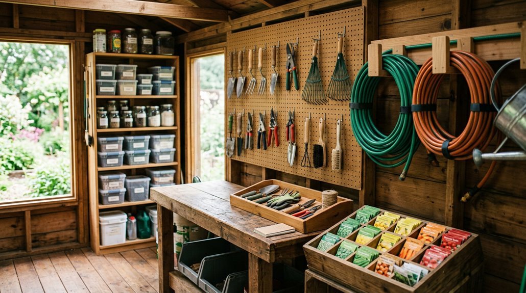 five steps to organize shed