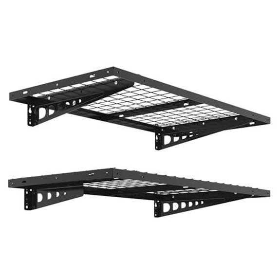 fleximounts 2x4ft garage shelves