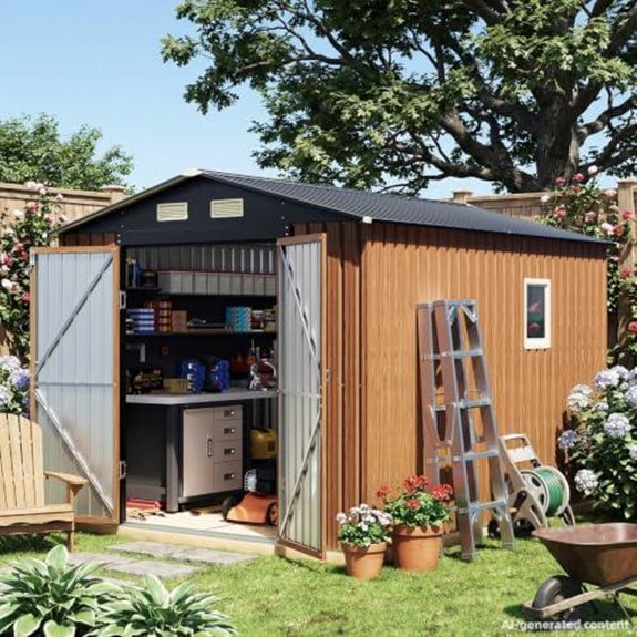 14 Best Outdoor Sheds With Floors for Your Backyard in 2027 13 florise 8x10 ft shed