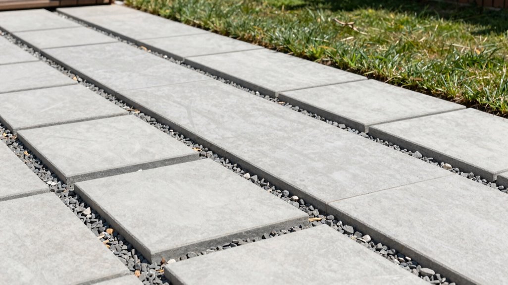 10 Shed Step Ideas to Upgrade Your Backyard Access 6 gap spaced 18 inch slabs progression