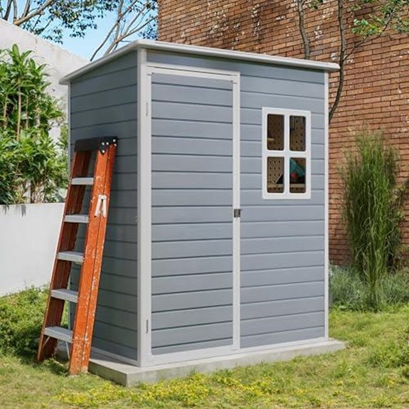 gizoon 5x3 ft shed