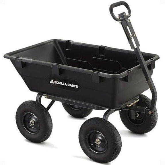 10 Best Poly Dump Carts for 2027 3 gorilla carts poly dump cart