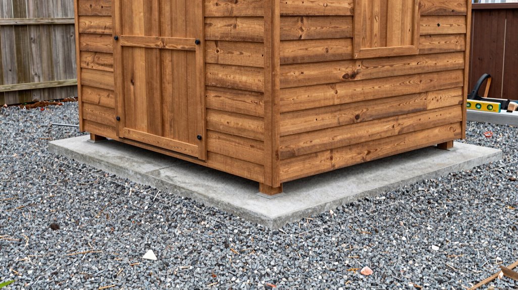 How Much Is a Backyard Shed? 4 gravel or concrete foundation costs