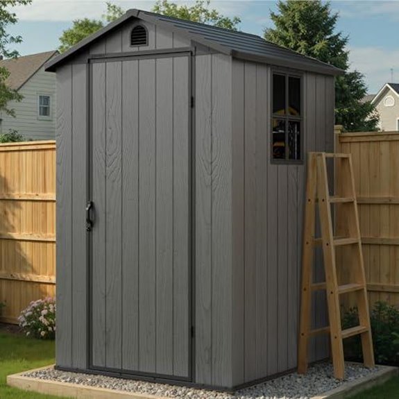 10 Best Plastic Sheds for 2027 (Weatherproof Storage) 10 greesum 4x4ft plastic shed