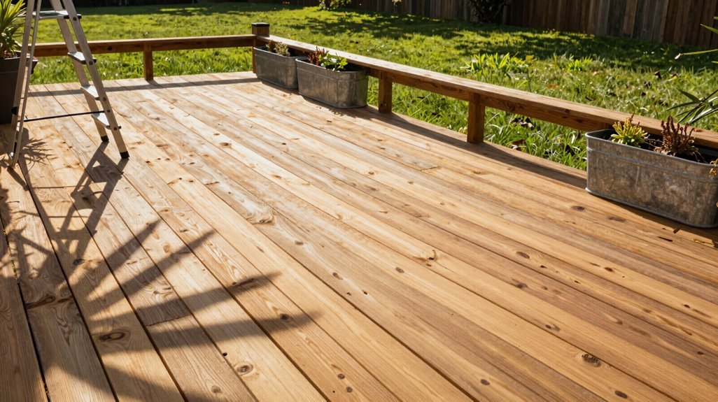 5 Cheap Deck Ideas That Won't Break the Bank 5 ground level deck no railing needed