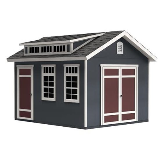 handy home wood shed with floor kit