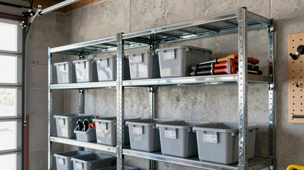 3 Garage Storage Solutions That Actually Work 1 heavy duty wall shelving solution
