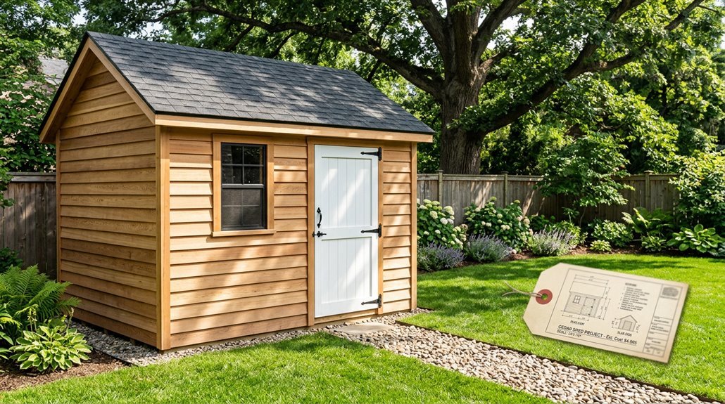how much to build shed