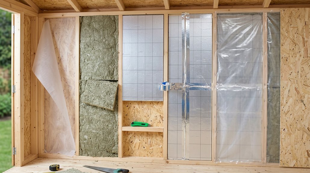 insulate shed in six steps