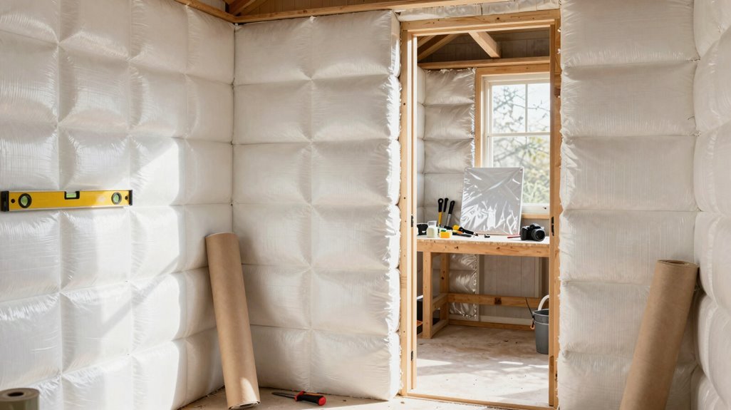 How to Insulate a Garden Shed in 6 Easy Steps 4 insulate shed walls thoroughly
