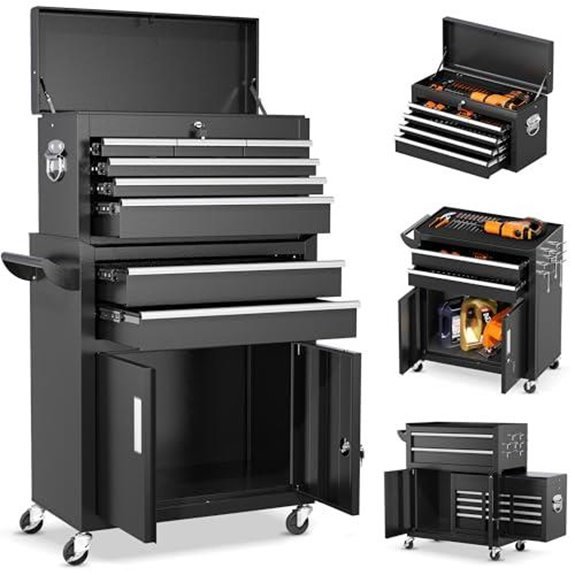 intergreat 8 drawer rolling chest
