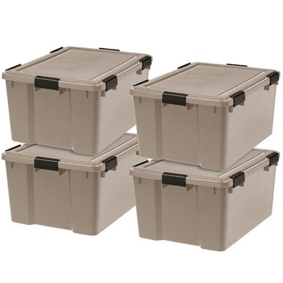 7 Best Waterproof Storage Containers for 2027 2 iris 63 qt storage bins