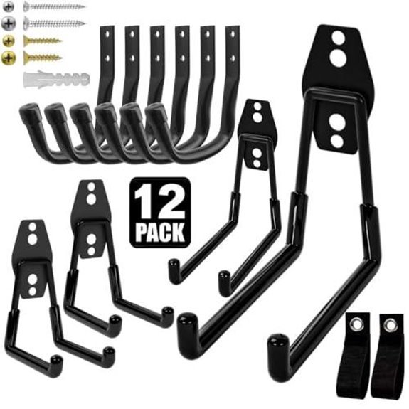 15 Best Hooks for Hanging Bikes in 2027 7 jikro 12 pack garage hooks