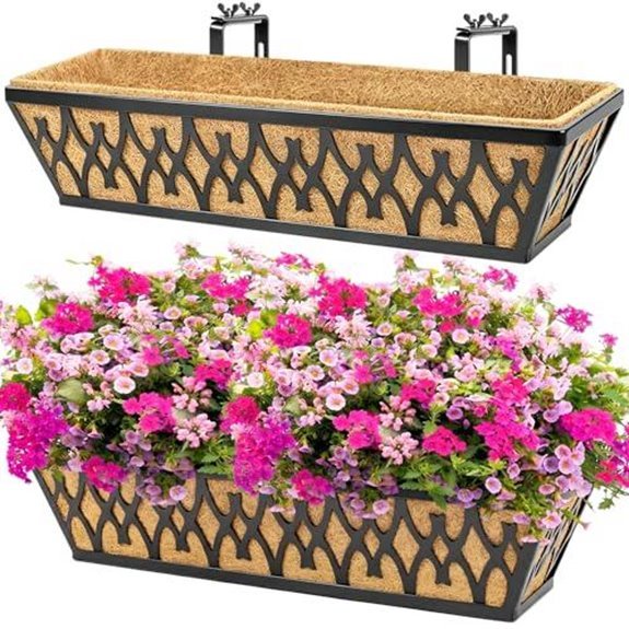 7 Best Planter Boxes for Balconies in 2027 1 karlliu railing planter boxes 2