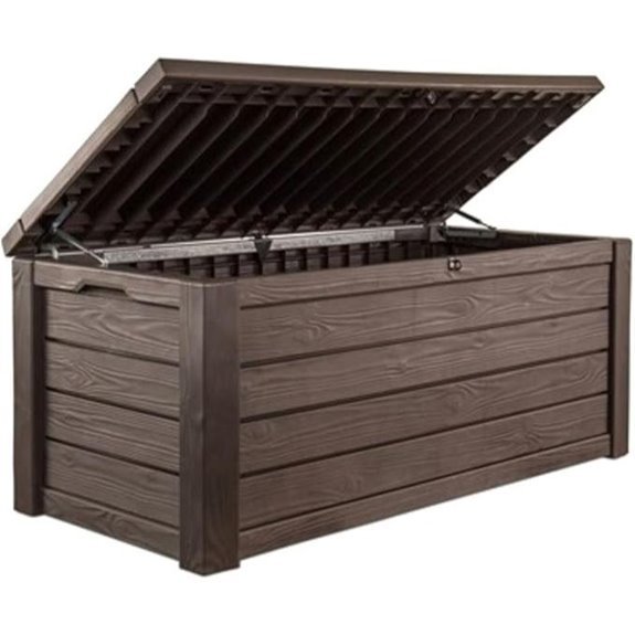 7 Best Waterproof Outdoor Storage Cabinets for 2027 6 keter 150 gallon resin box