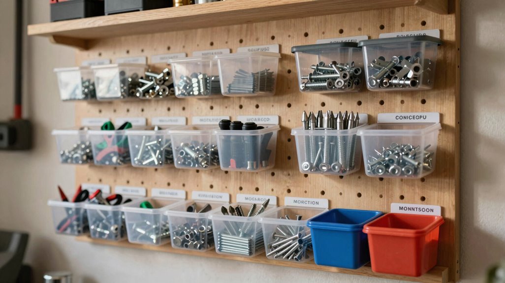 labeled divided container kits