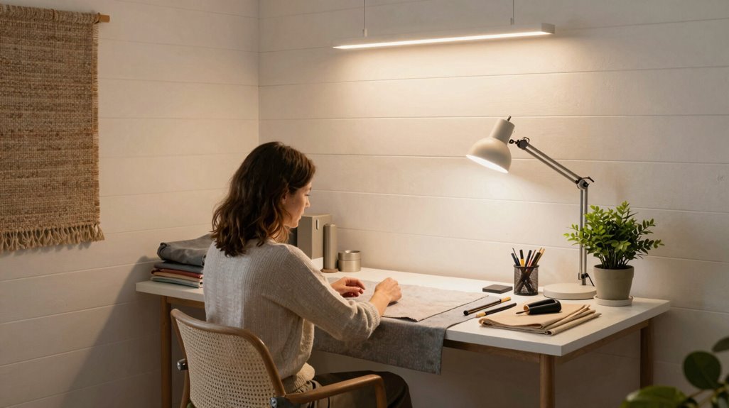 layered lighting for comfort zones