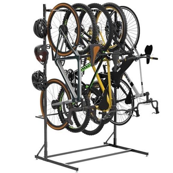 7 Best Vertical Bike Racks for 2027 (Save Floor Space) 7 lezbanz 5 bike freestanding rack