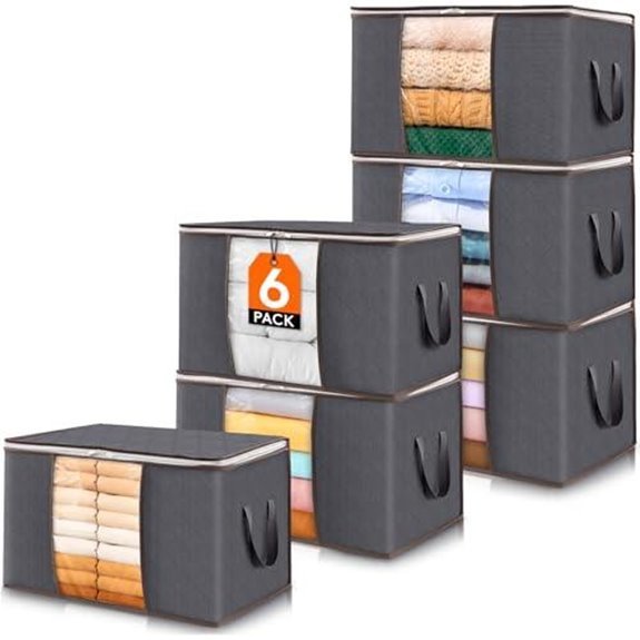 10 Best Storage Boxes for 2027 6 lifewit 6 pack lidded bins