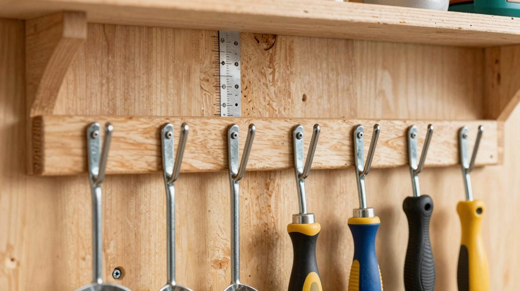 How to Build a Garden Tool Rack – A Step-by-Step DIY Guide 8 locating studs mounting securely