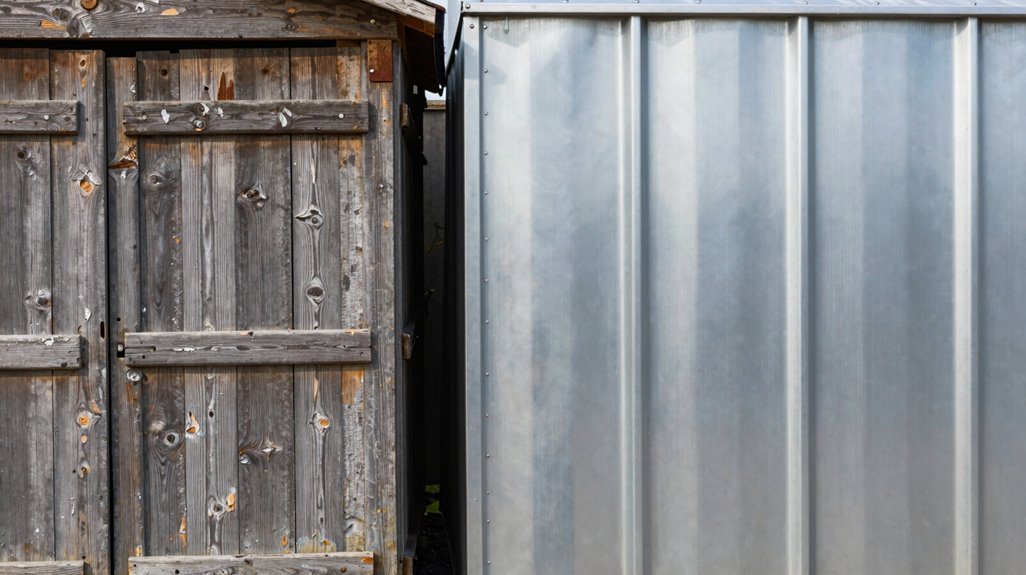 Wood vs Metal Storage Sheds—5 Key Differences 3 low maintenance steel shed reliability