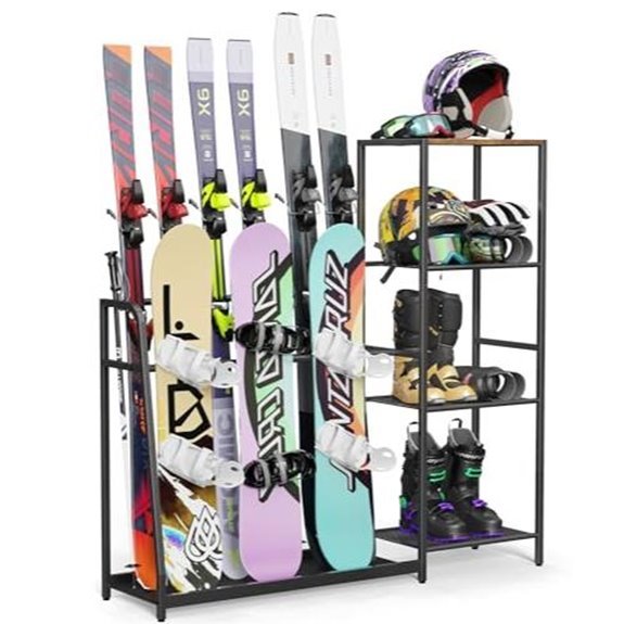 7 Best Ski Racks for Garage Storage in 2027 6 lurgno snowboard rack for garage