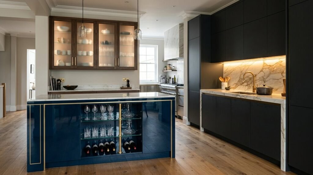 luxurious kitchen cabinet aesthetics