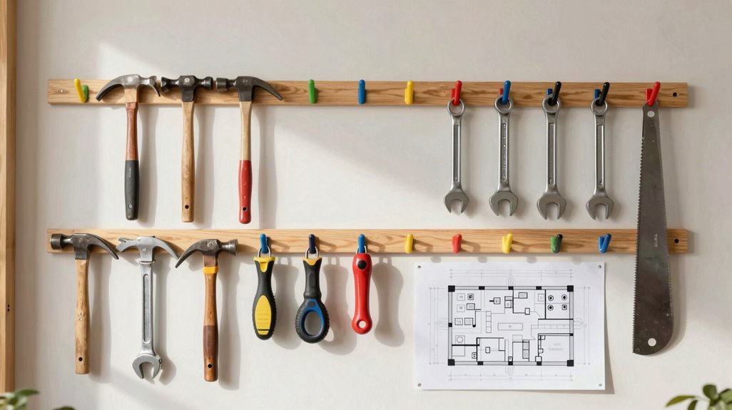 10 Smart Ideas for Hanging Tools in Your Shed 1 map shed layout before building