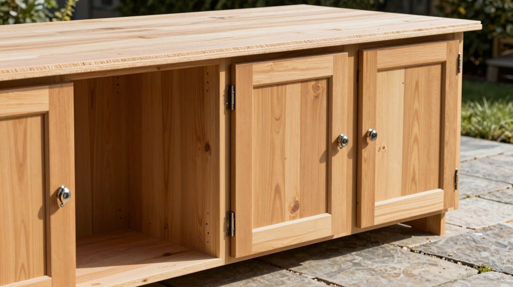 Do It Yourself Outdoor Kitchen Cabinets A Step by Step Build Guide 15 marine grade sealing corrosion anchored cabinets