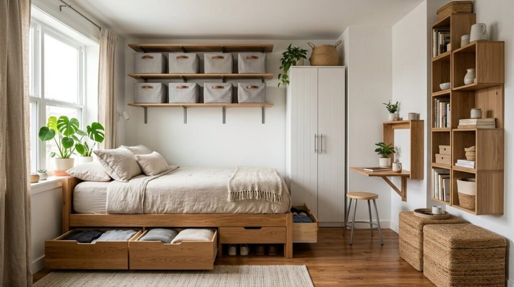 maximising storage in small homes