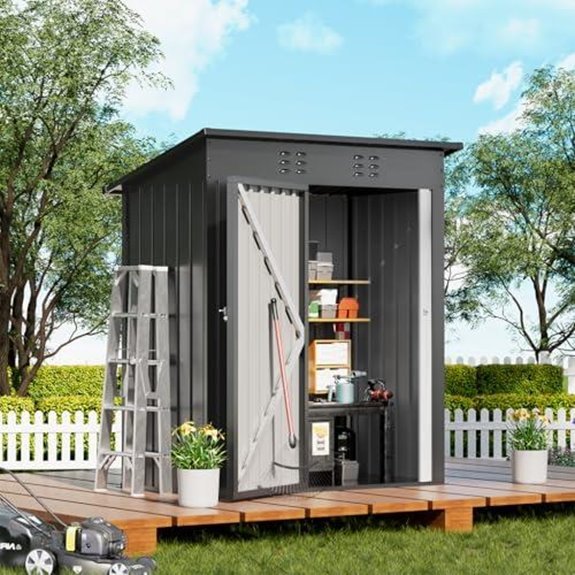 metal outdoor storage shed 5