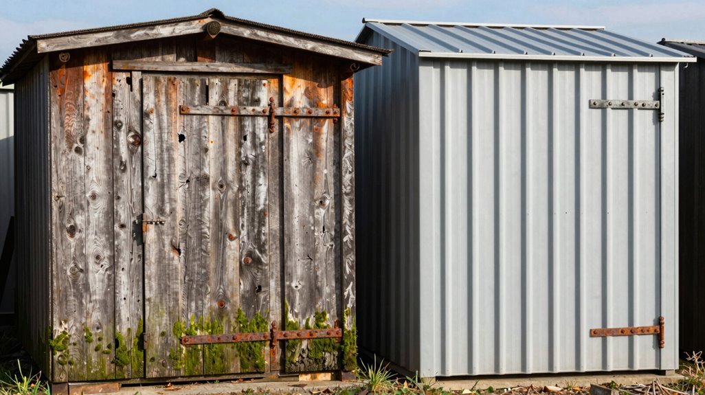 Wood vs Metal Storage Sheds—5 Key Differences 10 metal sheds enhance fire safety protect valuables