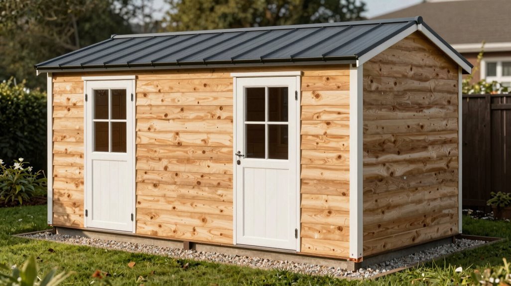 mid range shed sizing siding basics