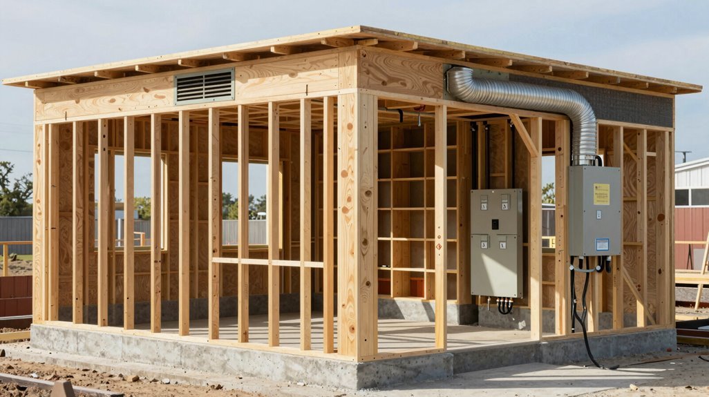 Step 1: Build a Utility Shed in 10 Steps From Foundation to Roof 10 modular shelving safe electricals